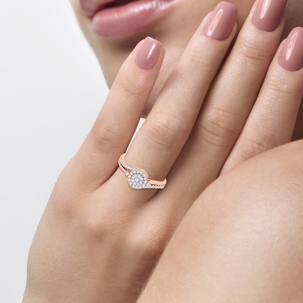 10K 0.40CT Fashion Ring
