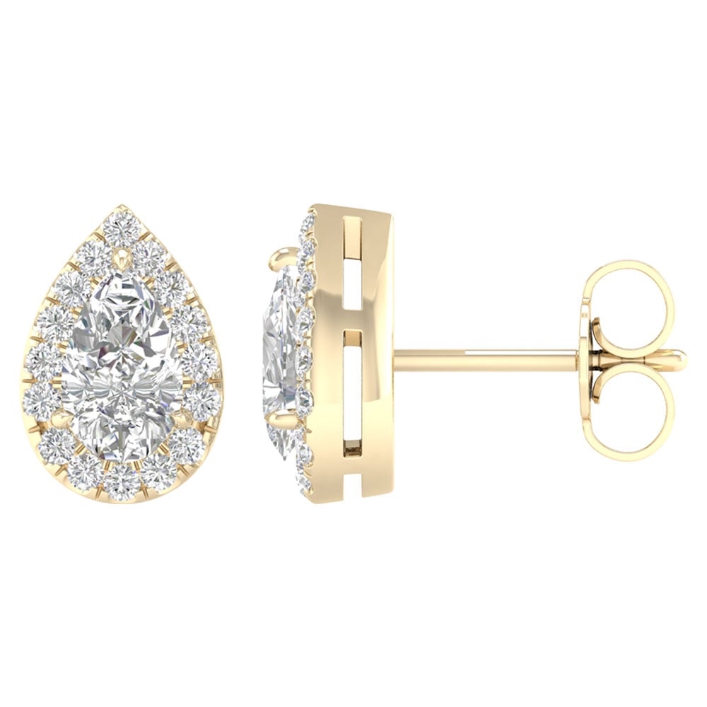14K 1.15CT Lab Grown Earrings