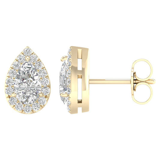 14K 1.15CT Lab Grown Earrings