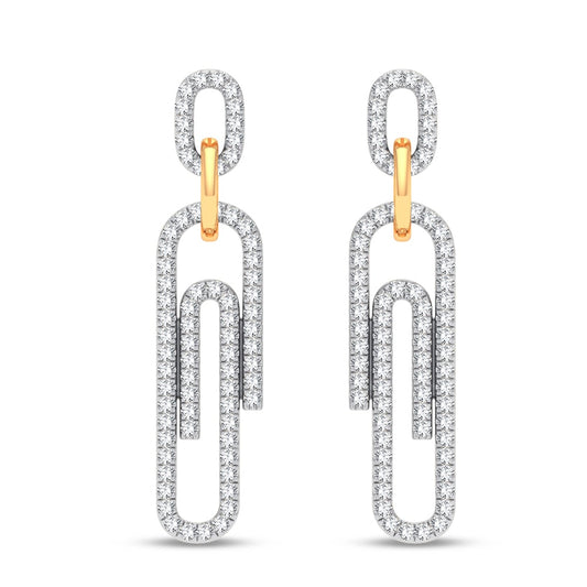 14K 0.33CT Diamond Earring