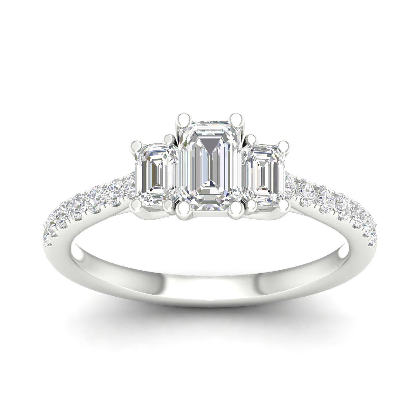 14K 1.00CT Certified Lab Grown Diamond Ring ( Igi Certified )