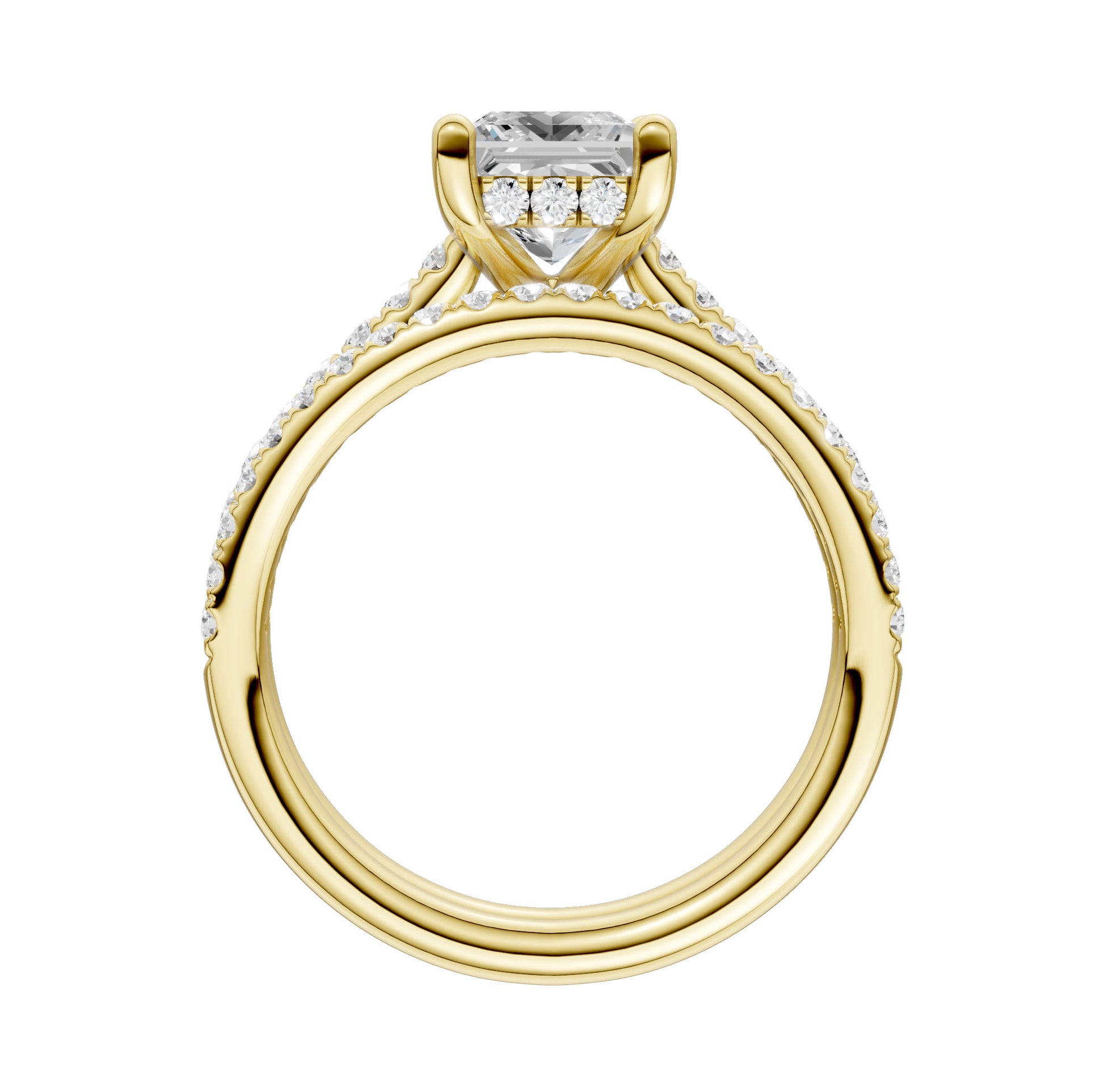 14K 2.50CT Lab Diamond Bridal Ring