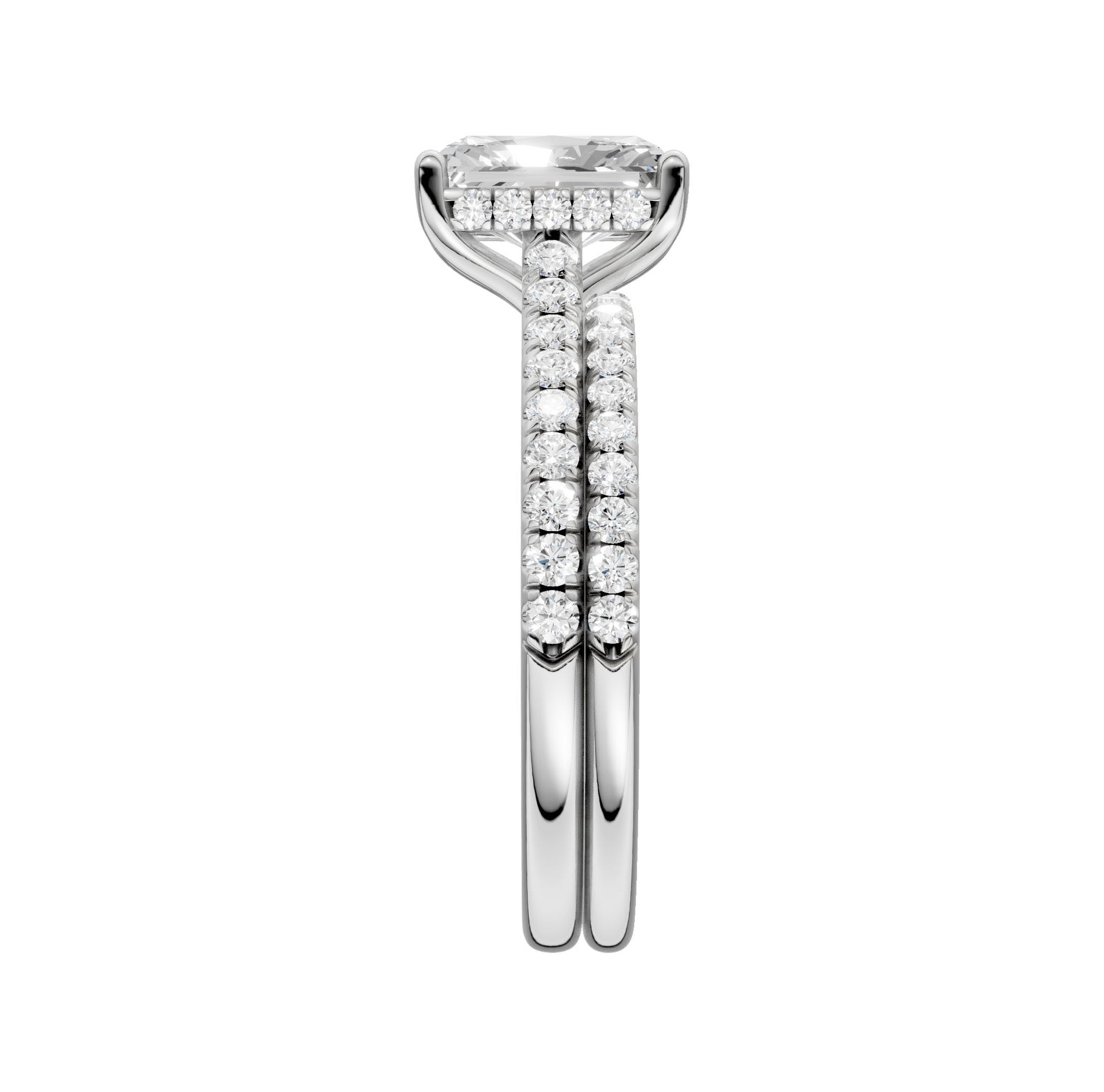 14K 2.50CT Lab Grown Diamond Bridal Set