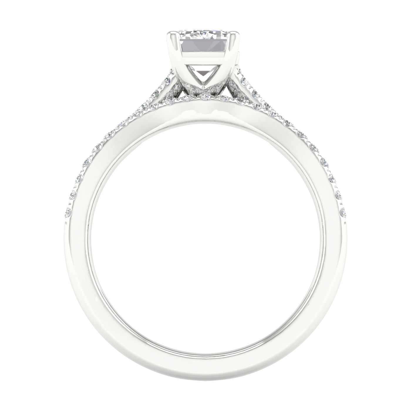 14K 1.40CT Lab Grown Diamond Bridal Set