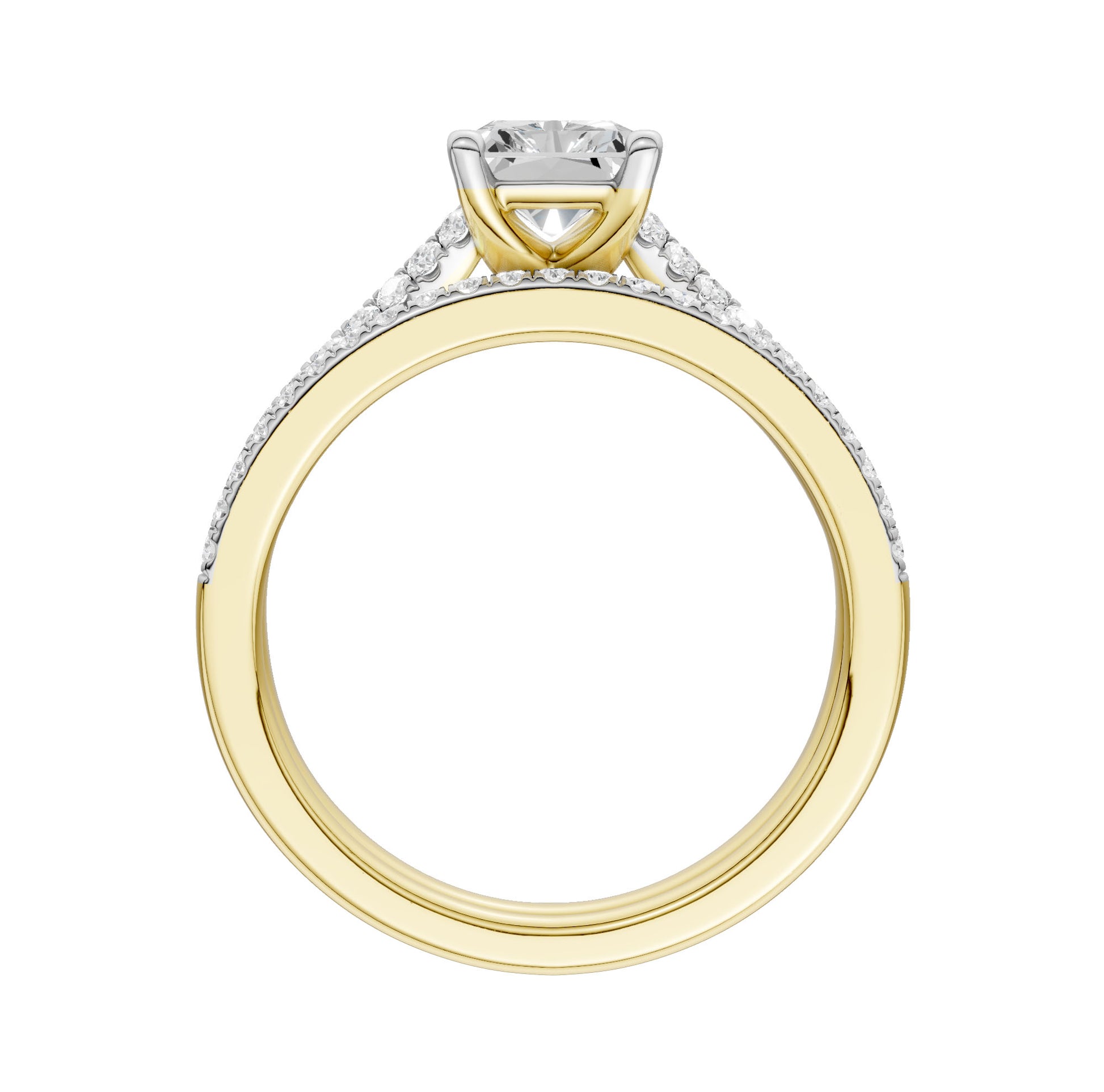 Certified Lab Grown 14K 2.40CT Diamond Bridal Set