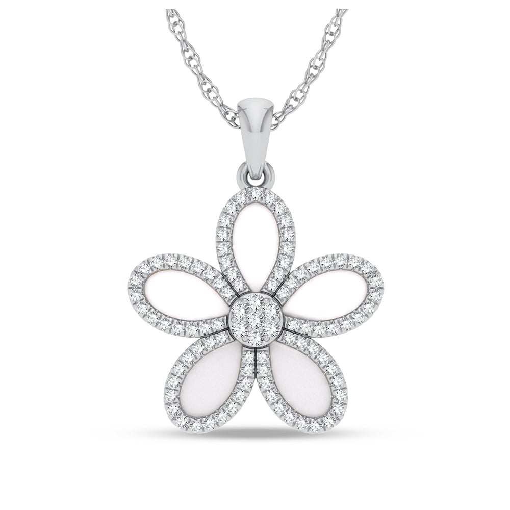 14K 0.25CT Diamond Necklace