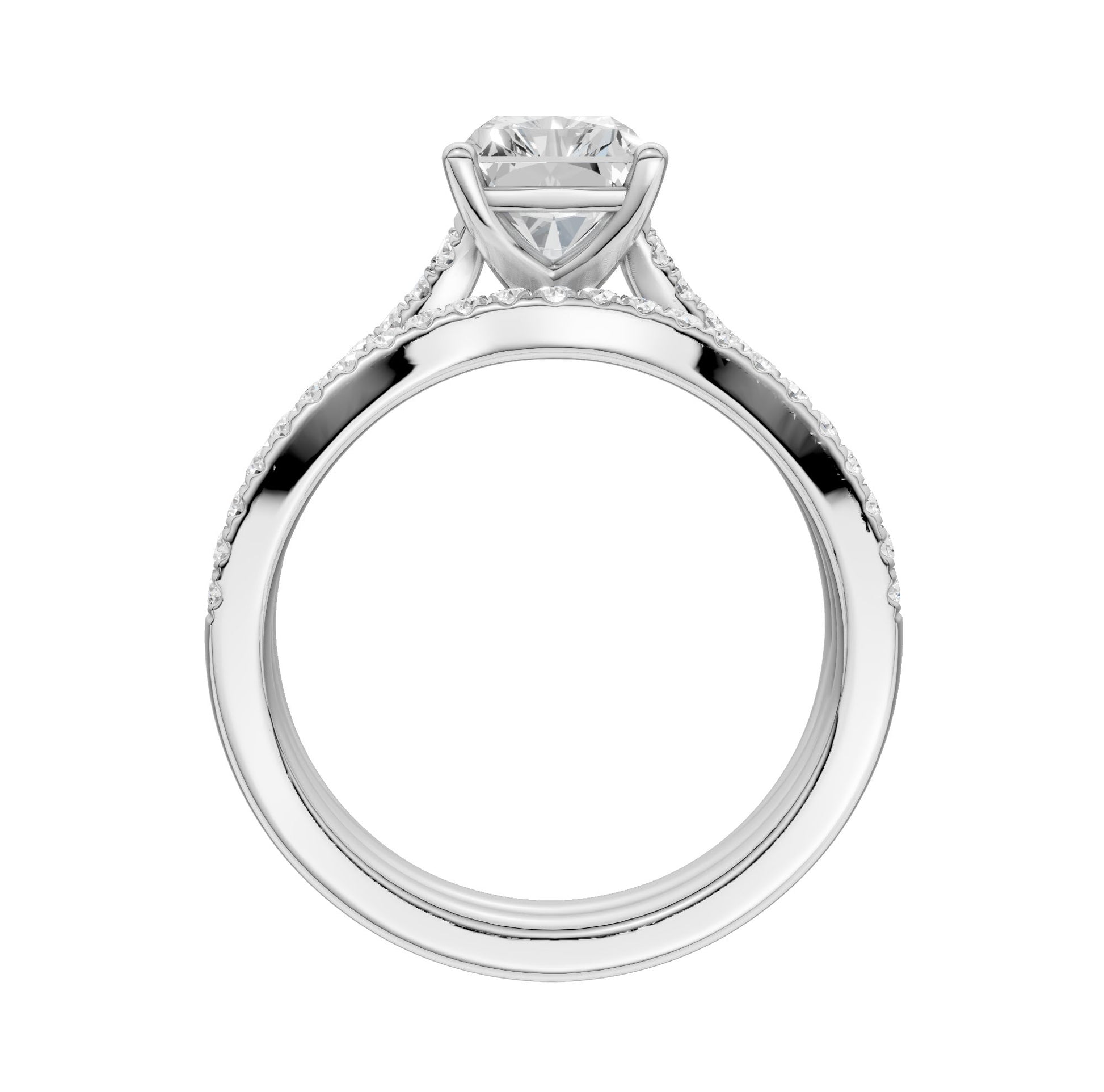 14K 2.40CT Lab Grown Diamond Bridal Set