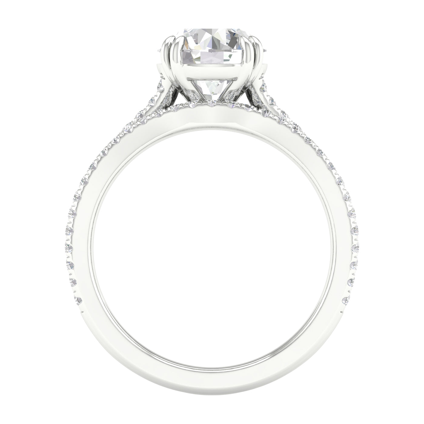 Certified Lab Grown 14K 2.50CT Diamond Bridal Set