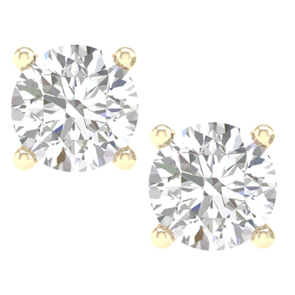 14K 4.00CT Lab Grown Earrings