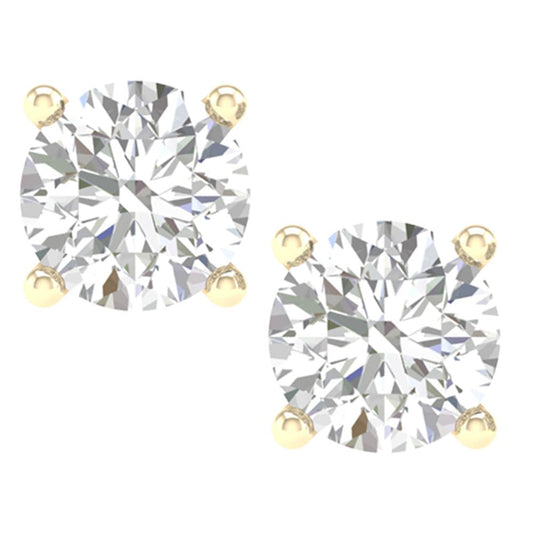 14K 4.00CT Lab Grown Earrings