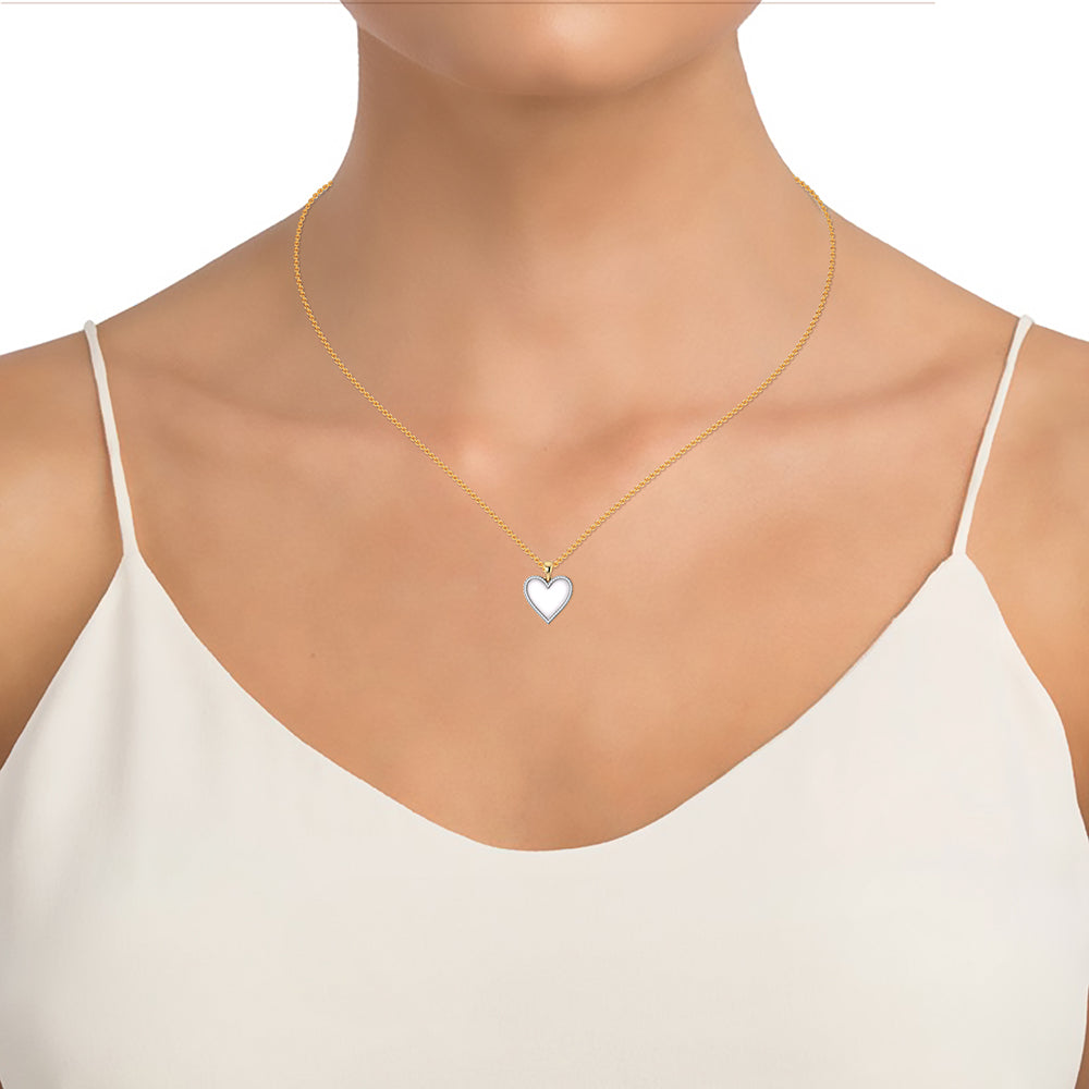 14K 0.13CT Diamond Necklace
