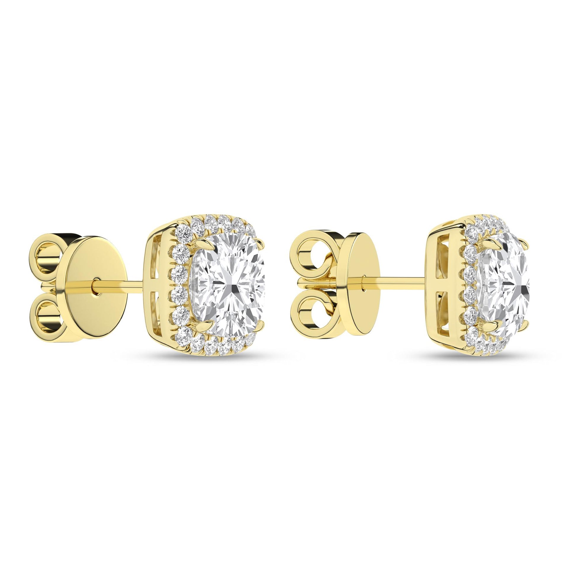 14K 2.25CT Certified Lab Grown Diamond Earrings