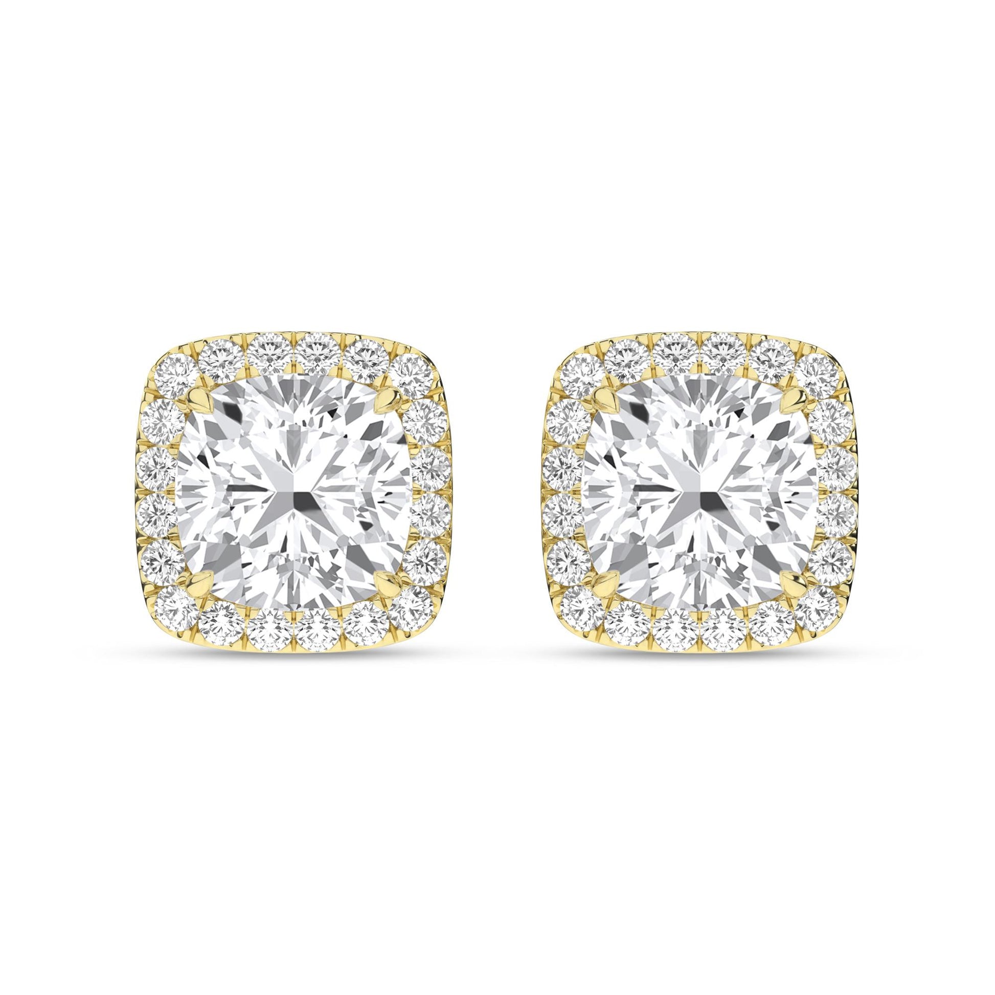 14K 2.25CT Certified Lab Grown Diamond Earrings