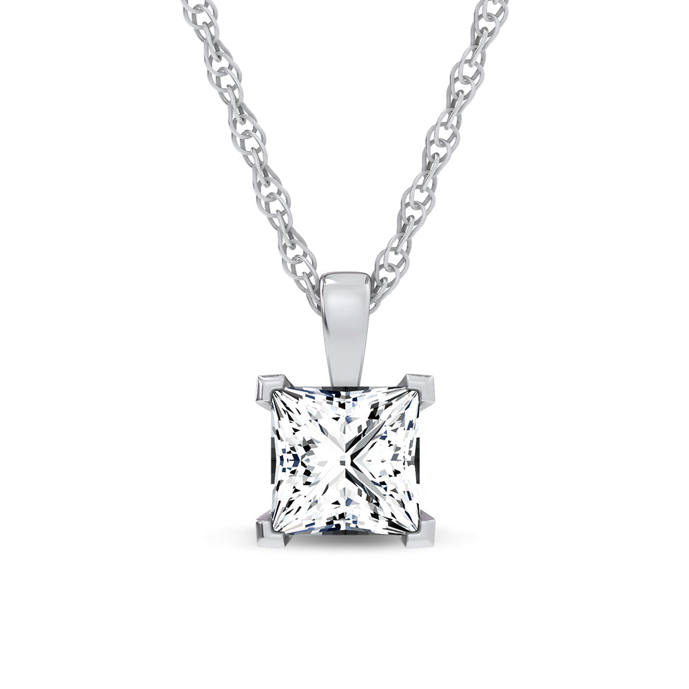 14K 1.00CT Certified Lab Grown Pendant
