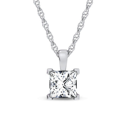 14K 1.00CT Certified Lab Grown Pendant