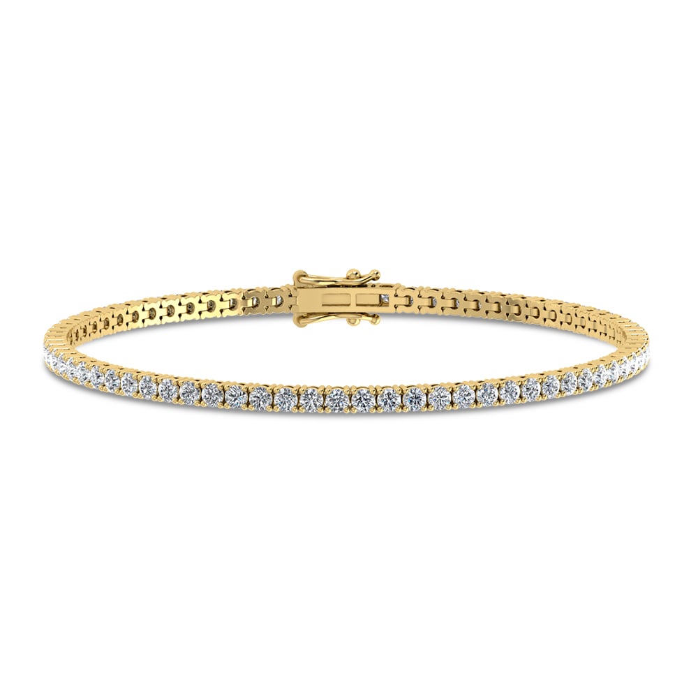14K 2.98CT Lab Grown Diamond Bracelet