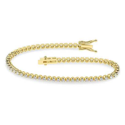 14K 1.00CT Lab Grown Bracelet ( Igi Certified )