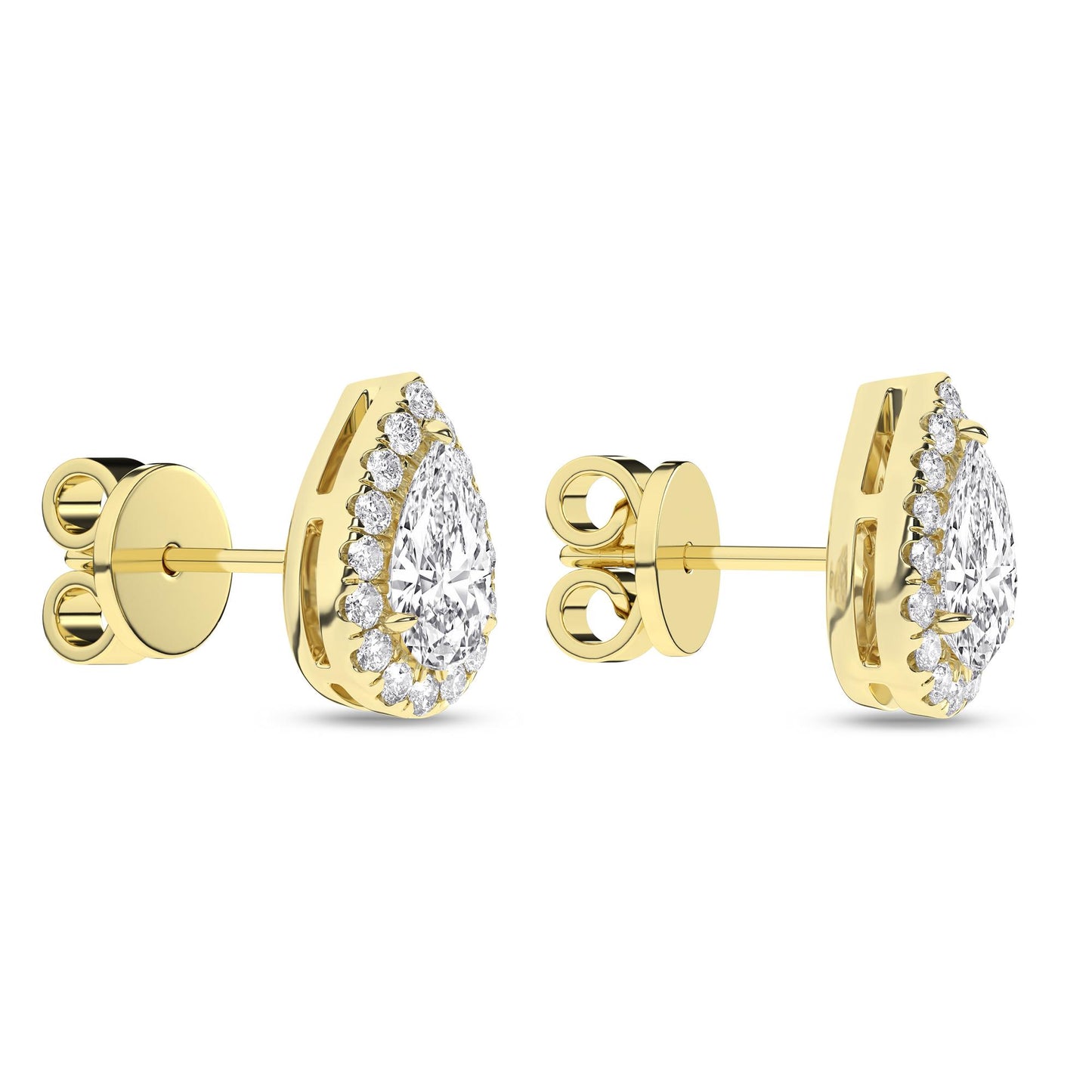 14K 2.25CT Certified Lab Grown Diamond Earrings