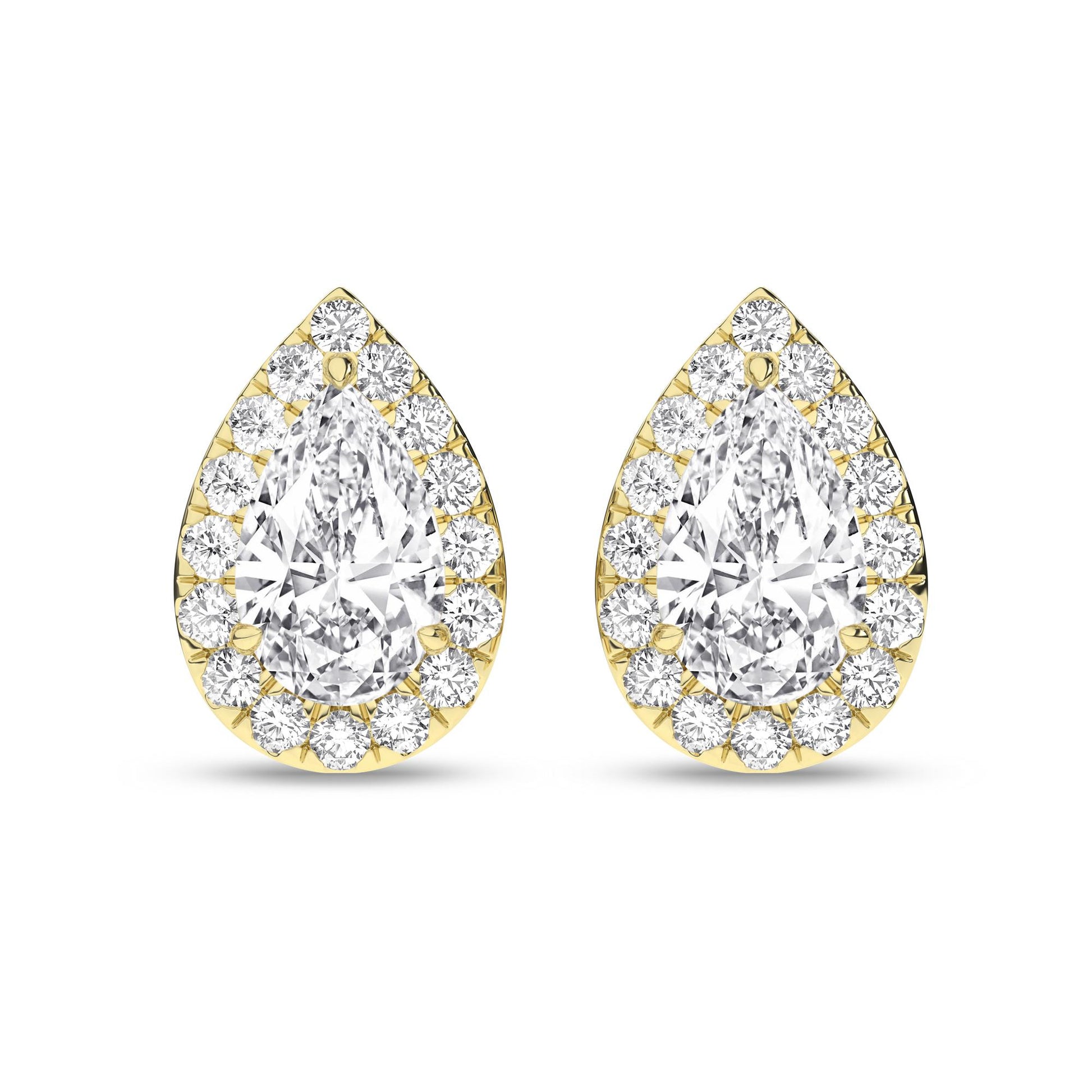 14K 2.25CT Certified Lab Grown Diamond Earrings