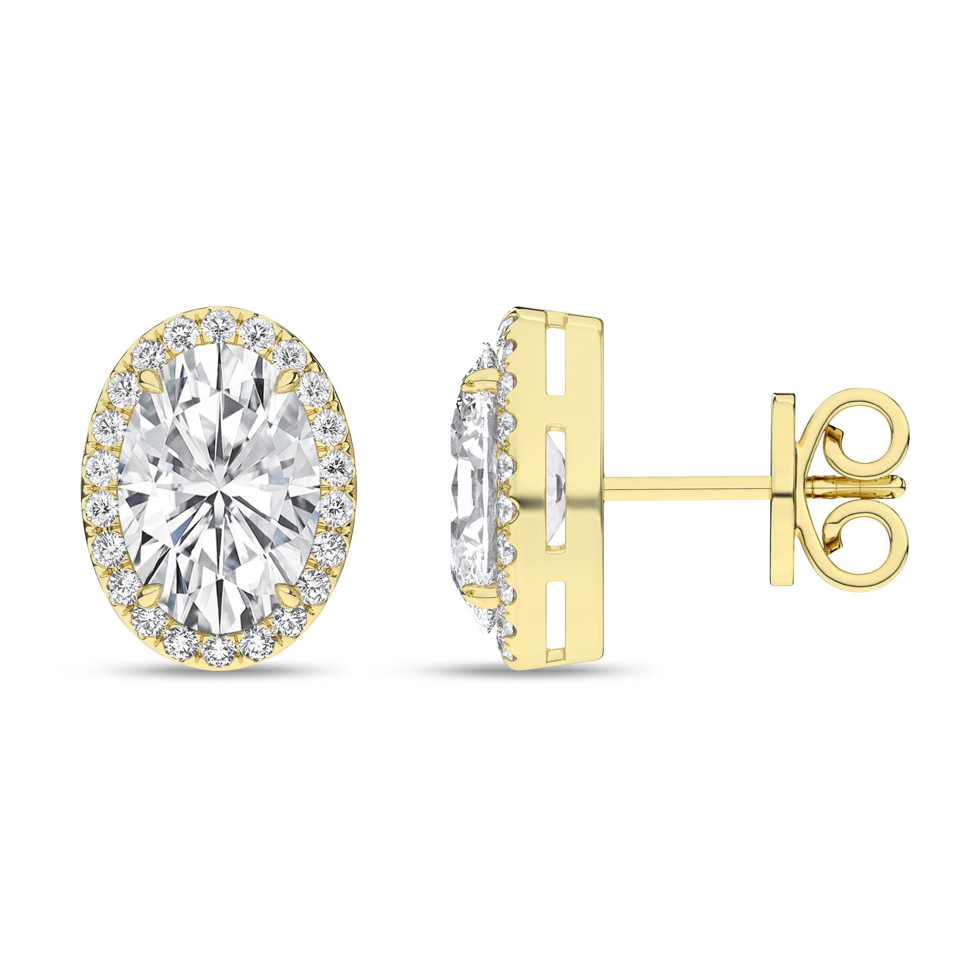 14K 2.25CT Certified Lab Grown Diamond Earrings