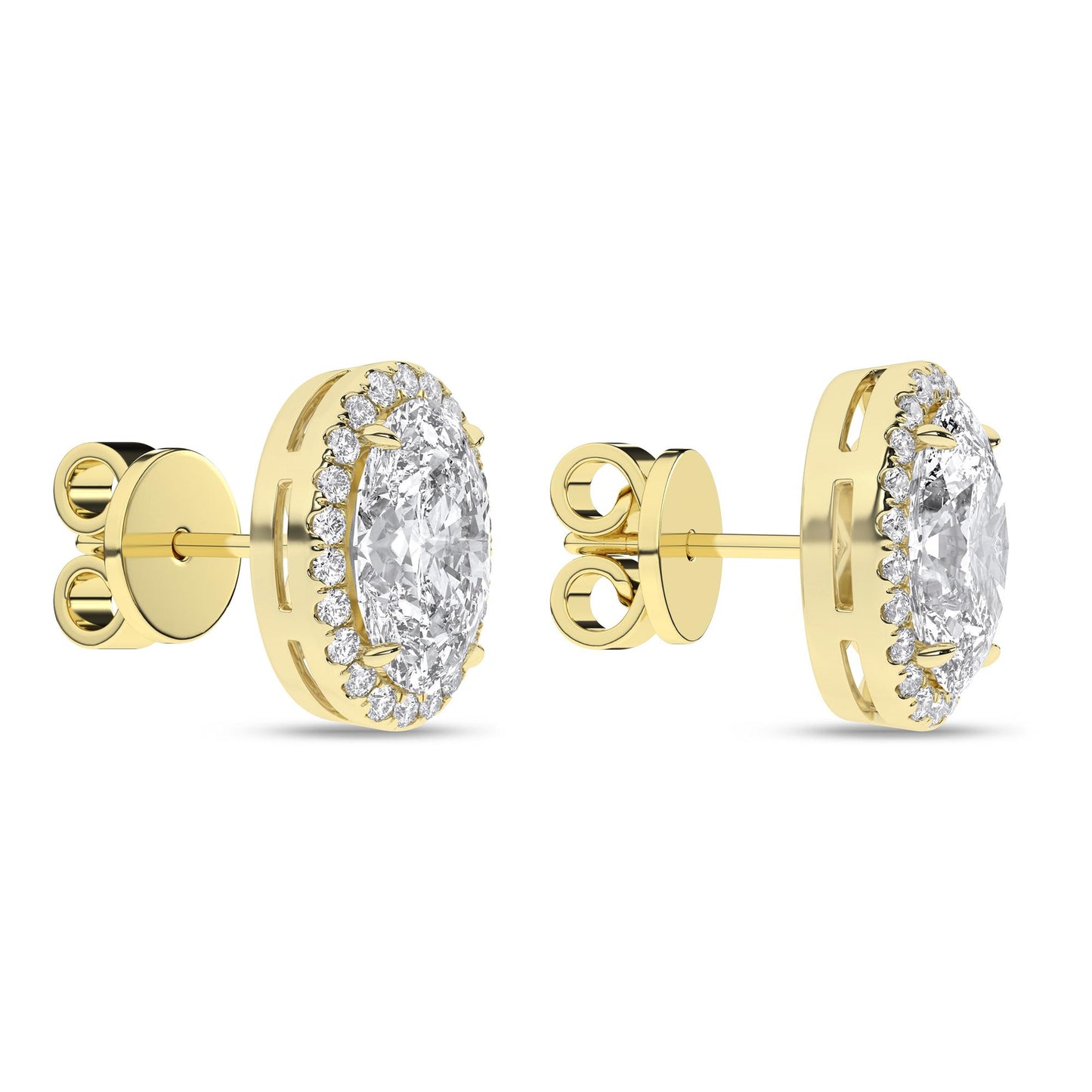 14K 2.25CT Certified Lab Grown Diamond Earrings