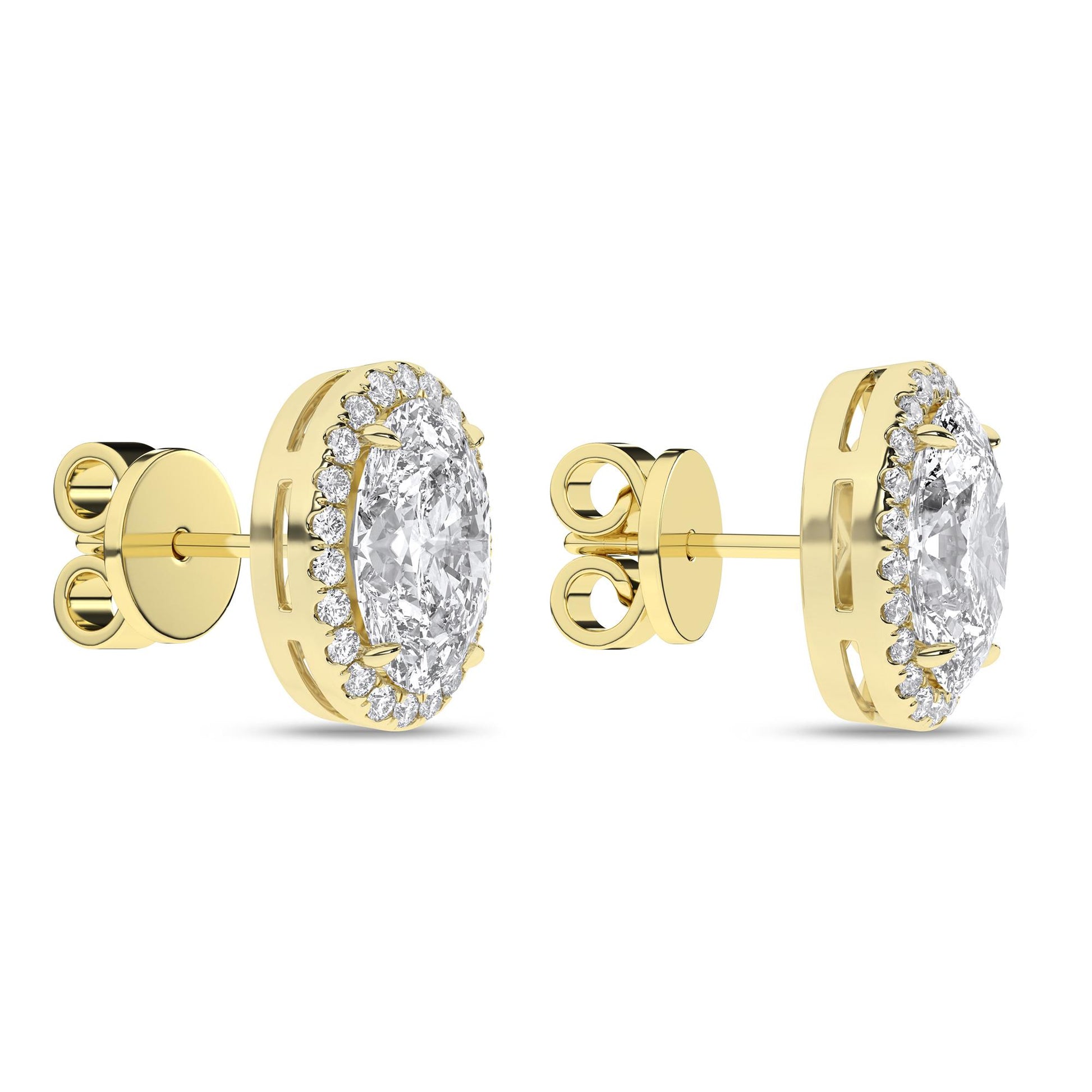 14K 2.25CT Certified Lab Grown Diamond Earrings