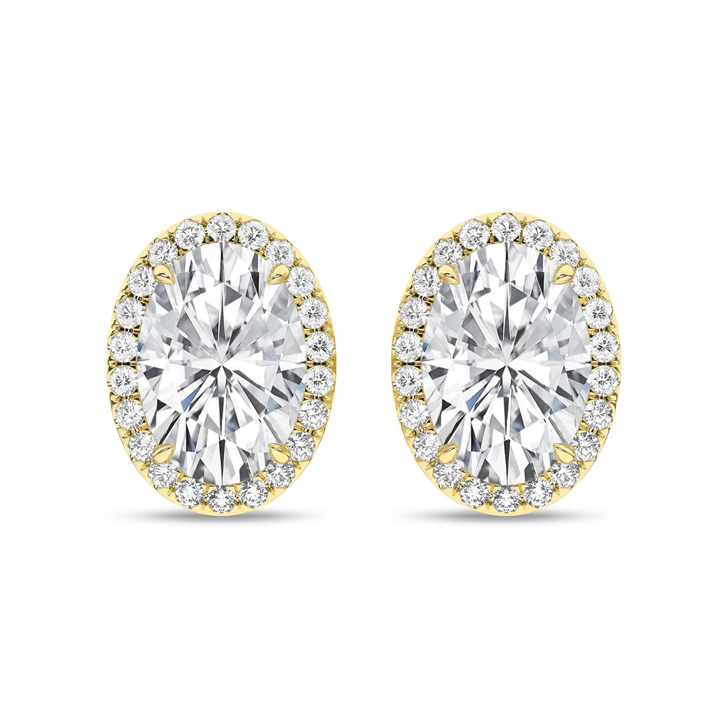 14K 2.25CT Certified Lab Grown Diamond Earrings