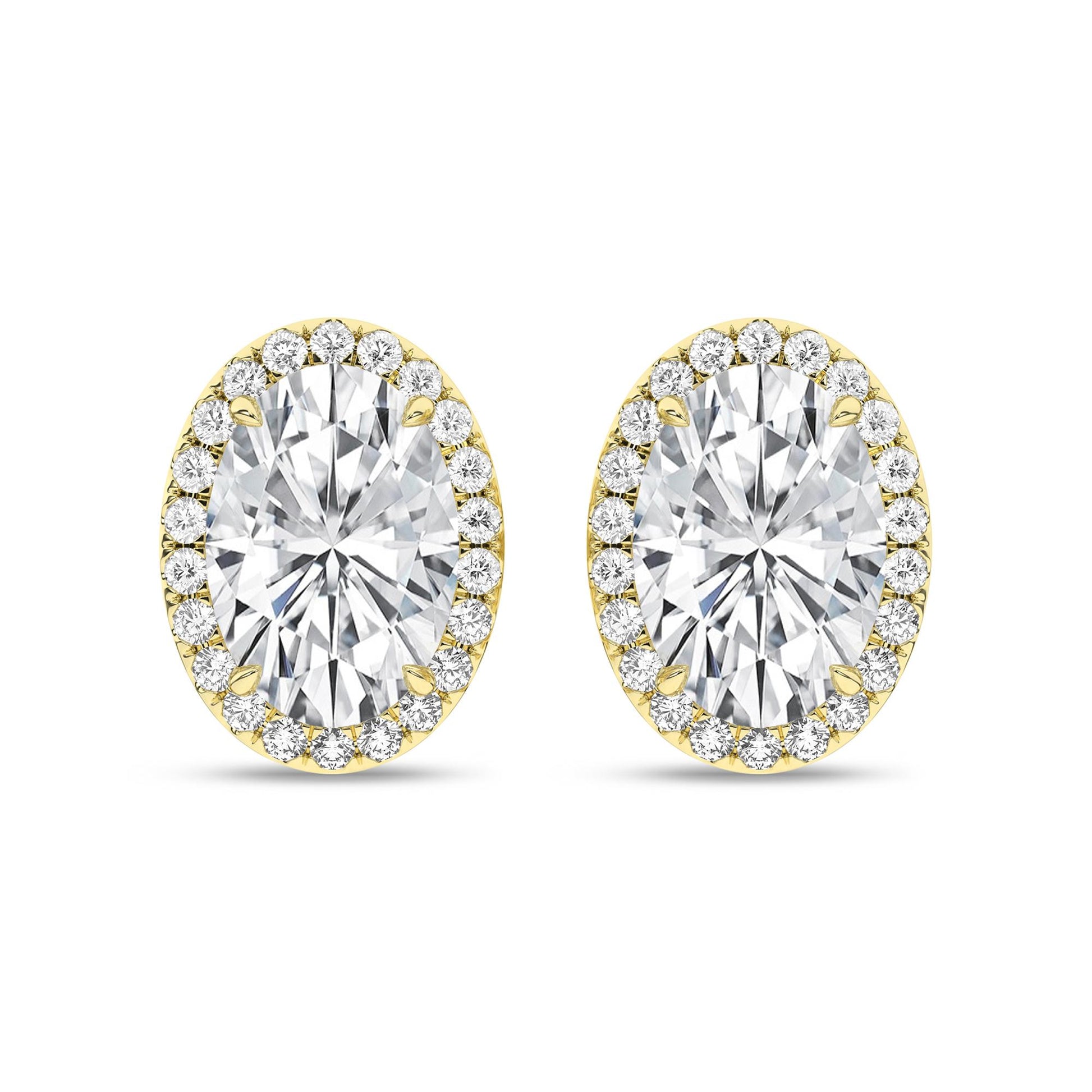 14K 2.25CT Certified Lab Grown Diamond Earrings