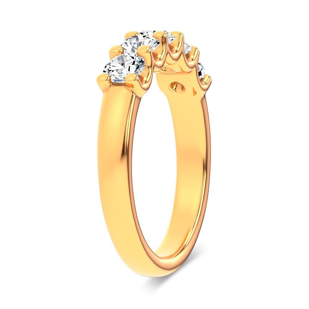 10K 1.00CT Lab Grown Ladies Band