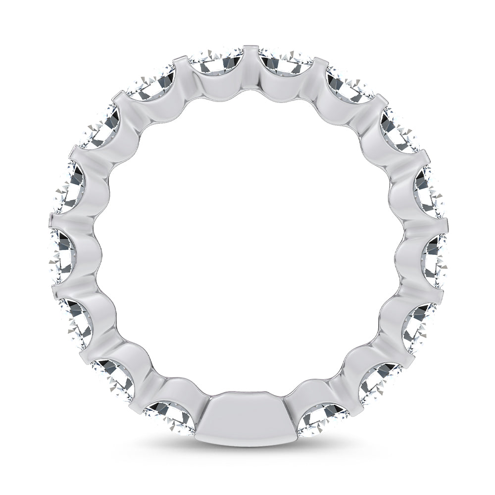 14K 4.00CT Lab Diamond Eternity Band