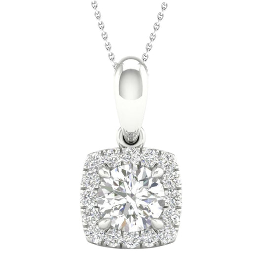 14K 0.60CT Certified Lab Grown Diamond Pendant