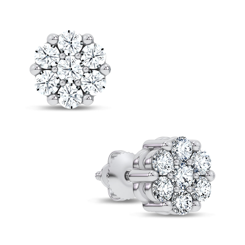 14K 0.69CT Lab Grown Diamond Earring