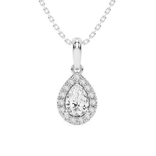 14K 0.62CT Lab Grown Pendant