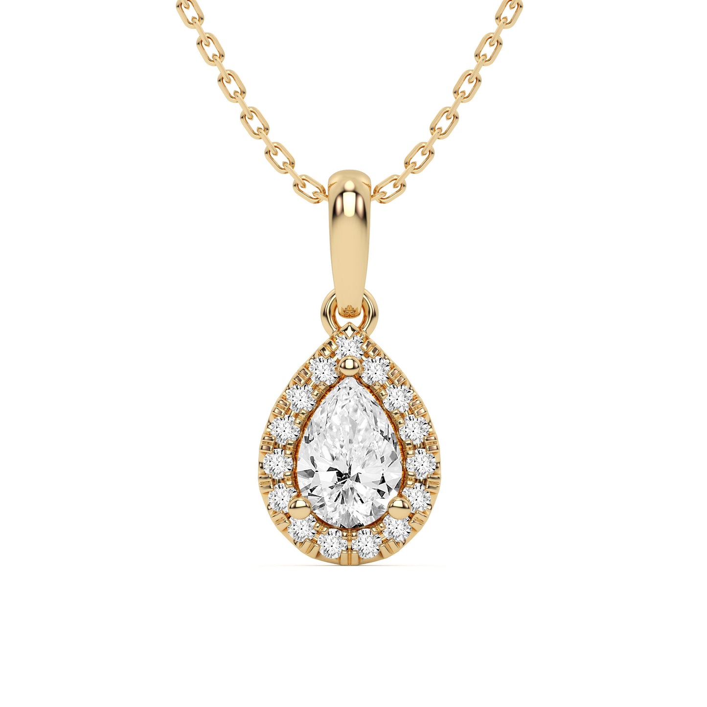 14K 0.62CT Lab Grown Pendant
