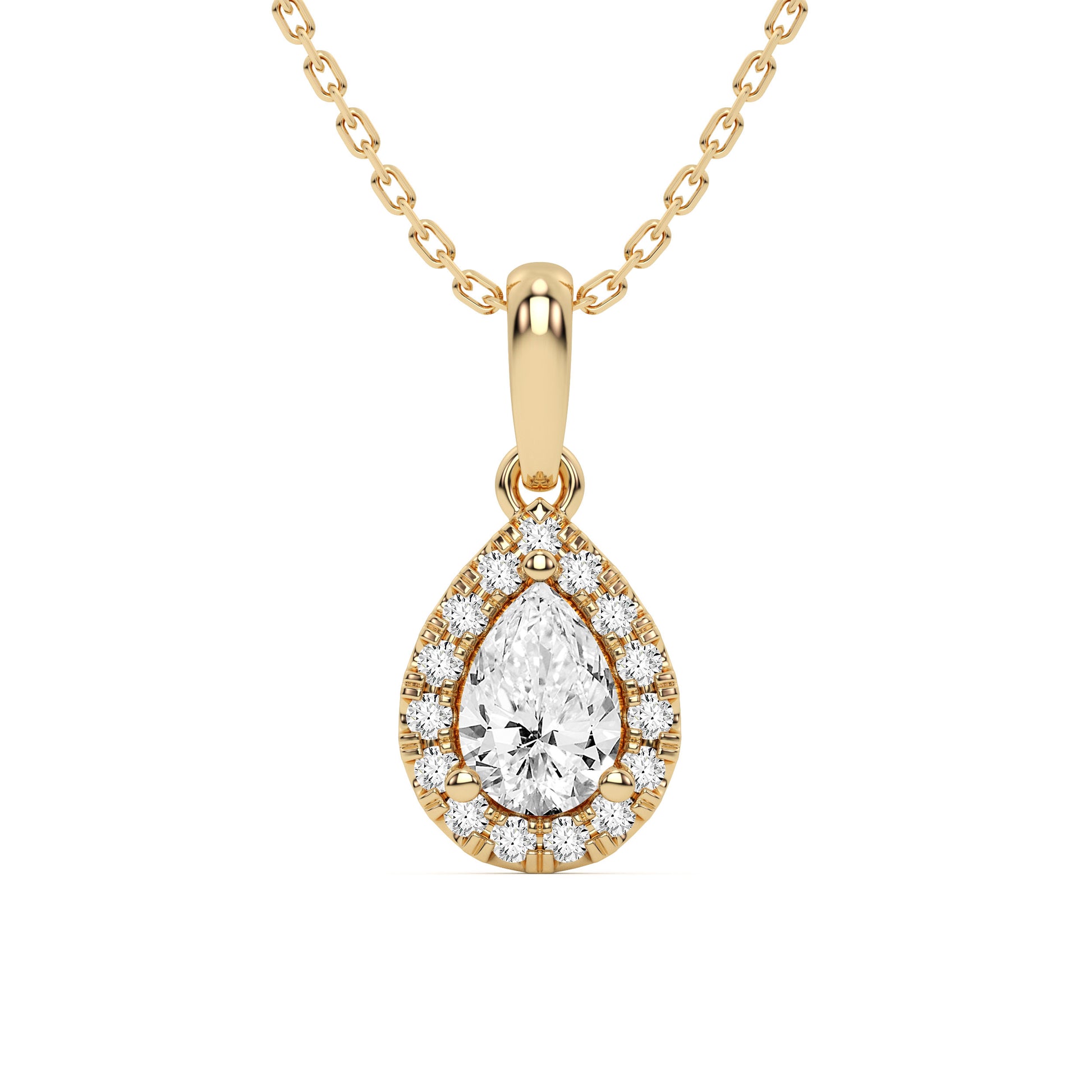 14K 0.62CT Lab Grown Pendant