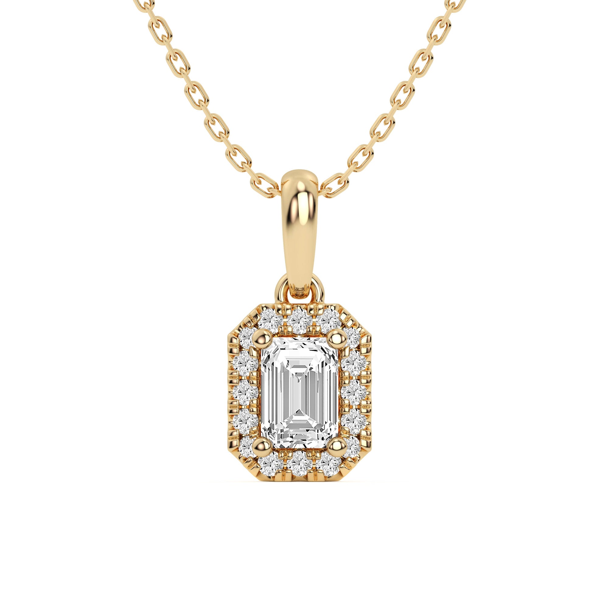 14K 0.62CT Lab Grown Pendant