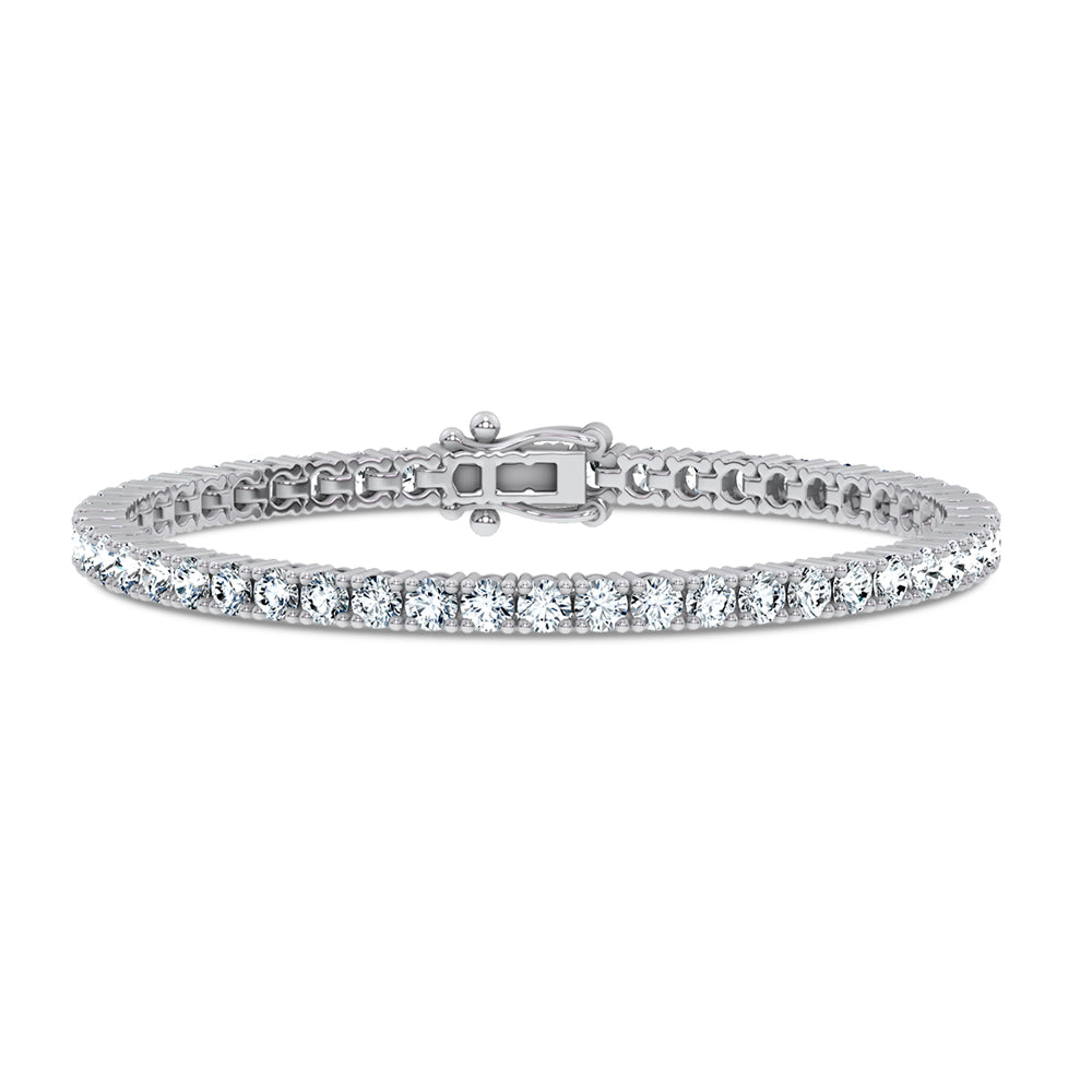 14K 7.00CT Lab Grown Diamond Bracelet