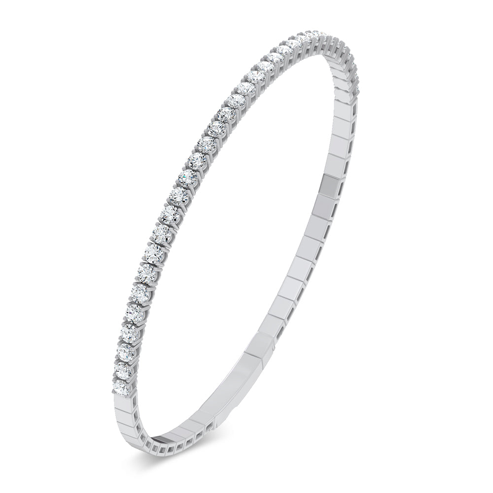 14K 2.00CT Lab Grown Diamond Bangle
