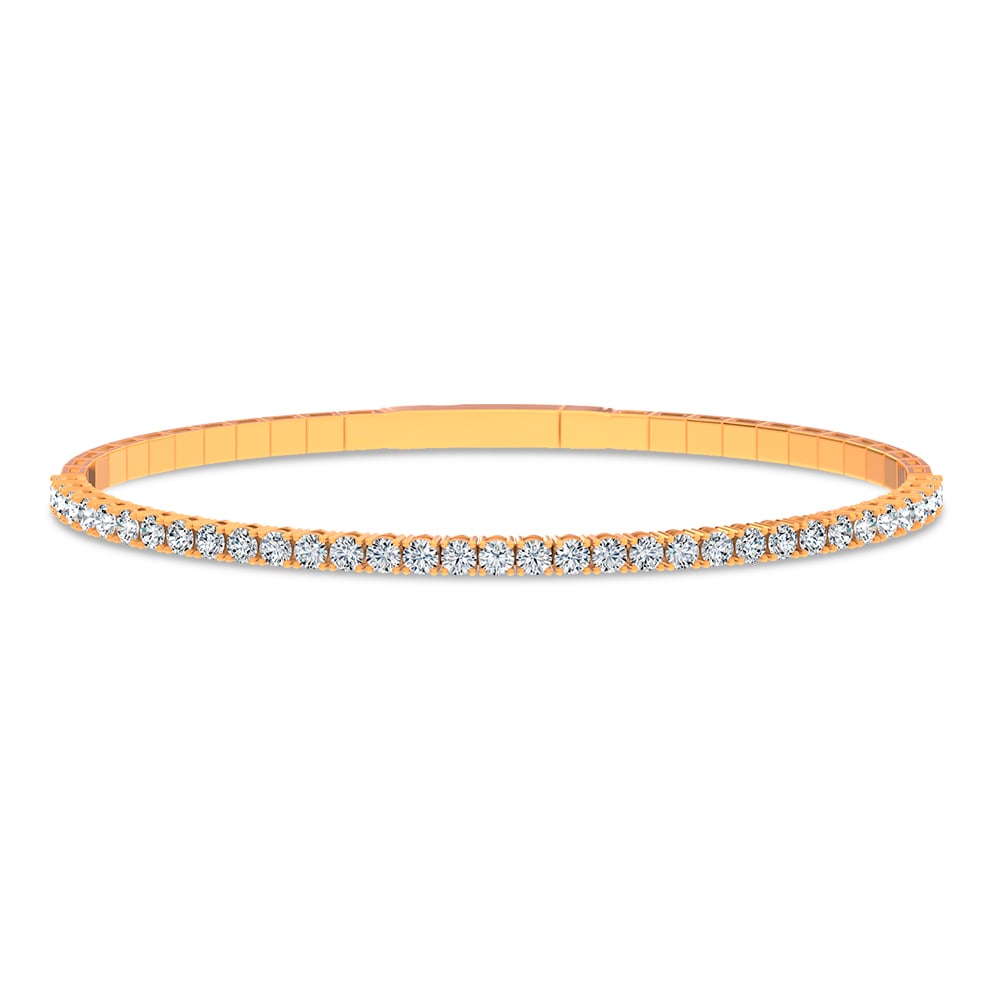 14K 2.00CT Lab Grown Diamond Bangle