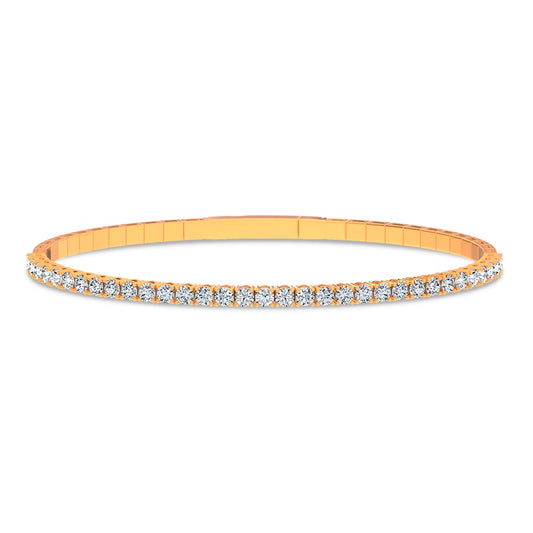 14K 2.00CT Lab Grown Diamond Bangle