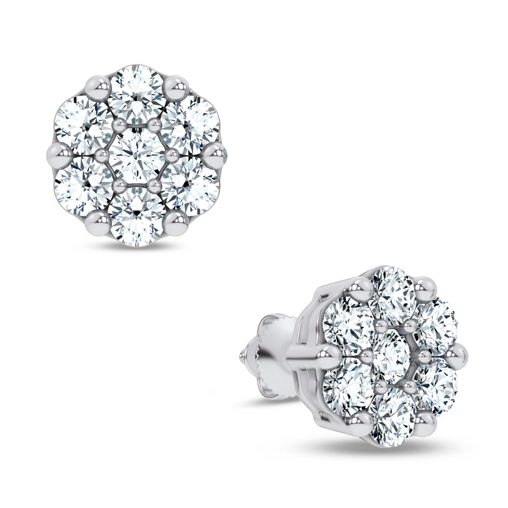 14K 2.00CT Lab Grown Diamond Earring