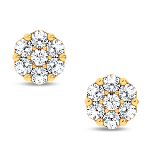 14K 2.00CT Lab Grown Diamond Earring