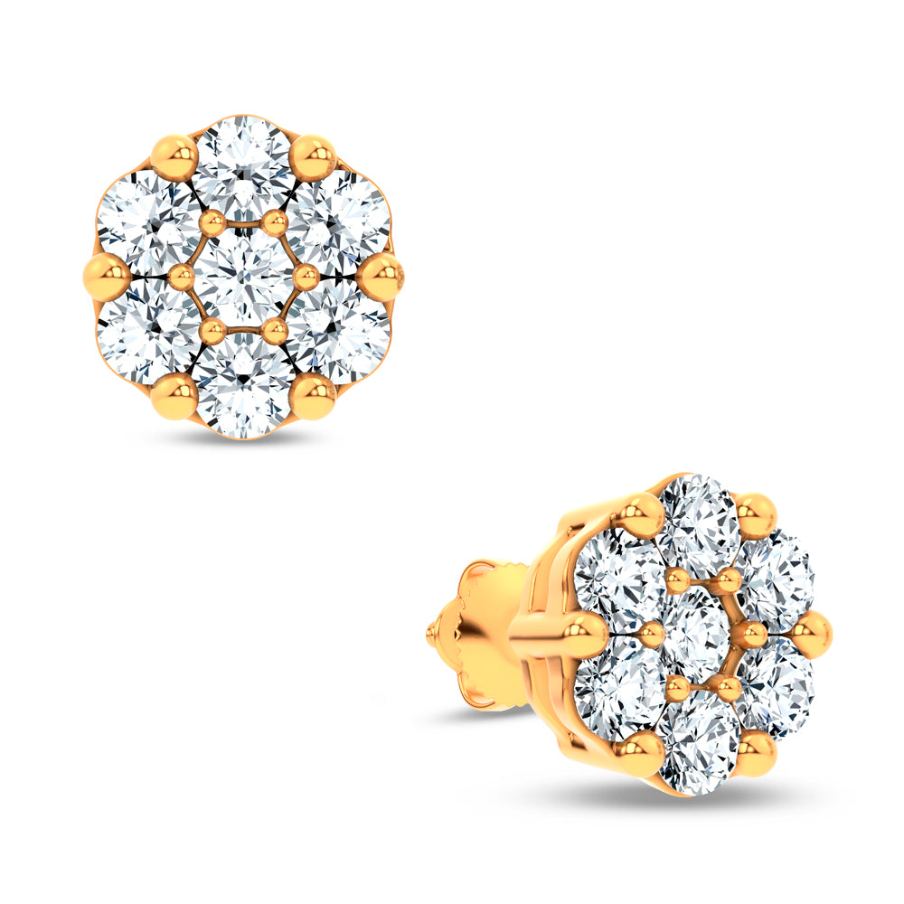 14K 2.00CT Lab Grown Diamond Earring