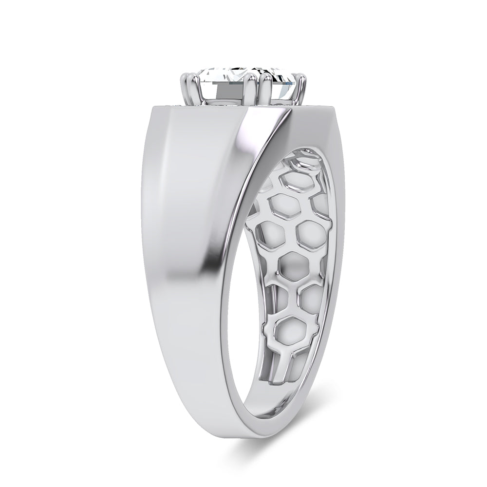 14K 1.98CT Certified Lab Grown Mens Ring