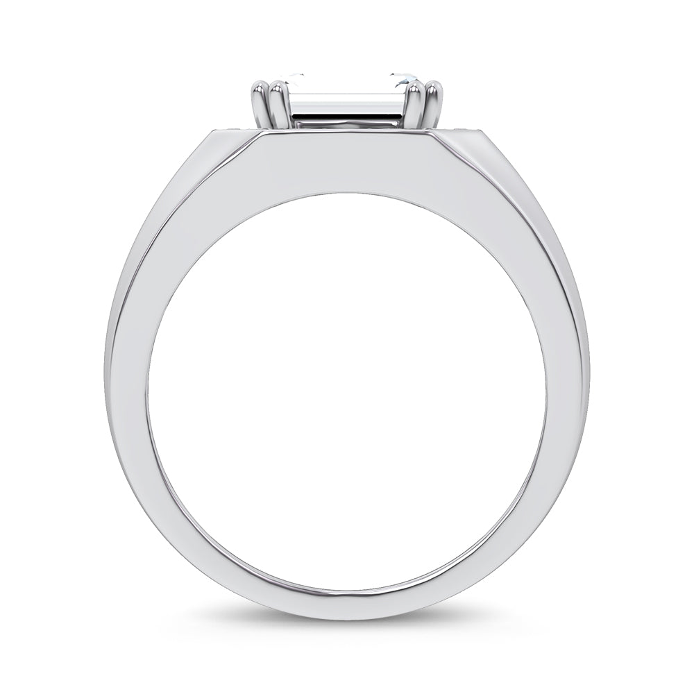 14K 1.98CT Certified Lab Grown Mens Ring