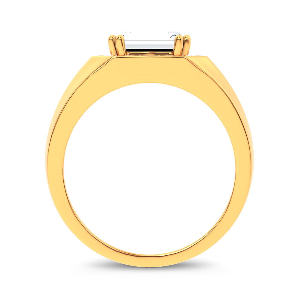 14K 1.98CT Certified Lab Grown Mens Ring
