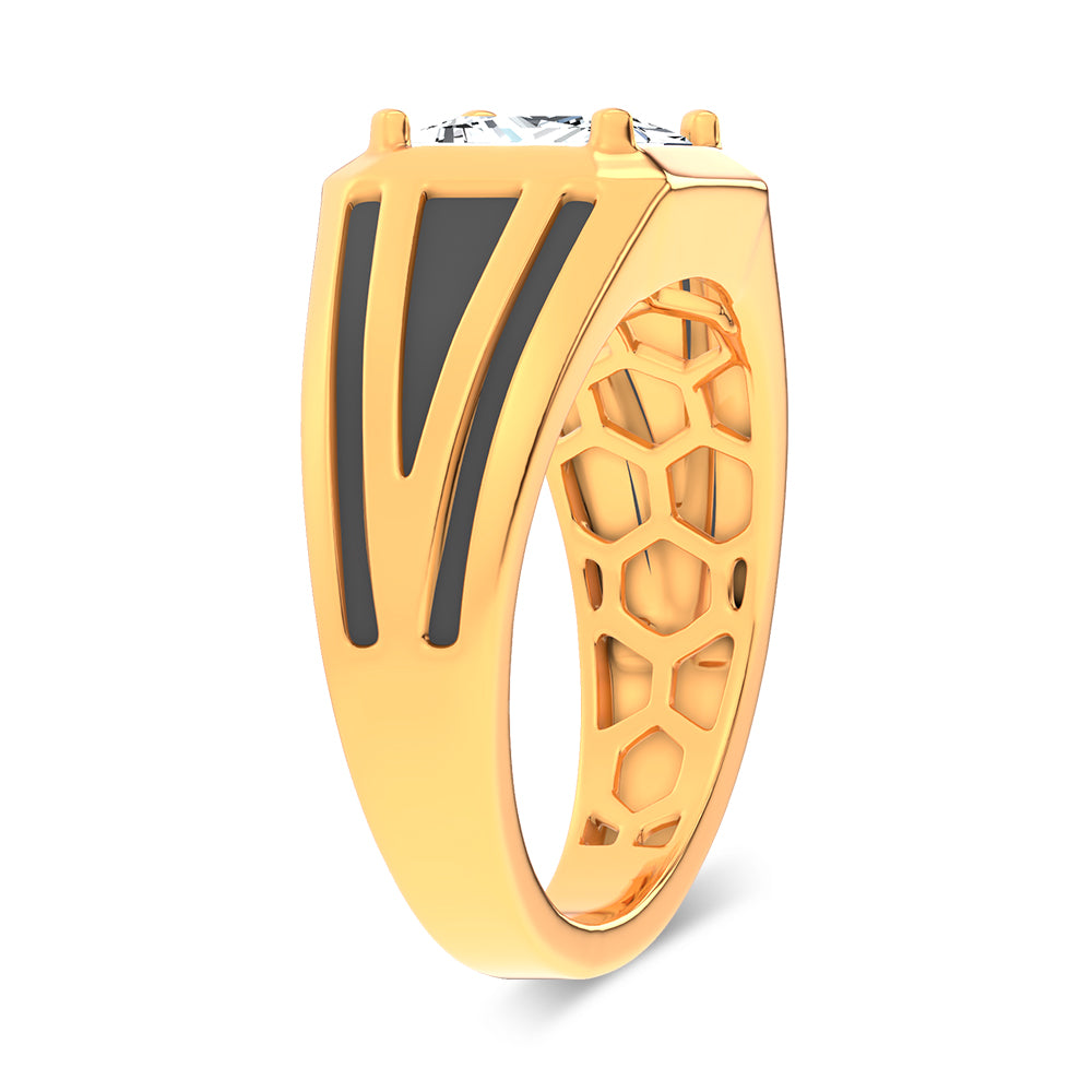 14K 2.00CT Certified Lab Grown Mens Ring