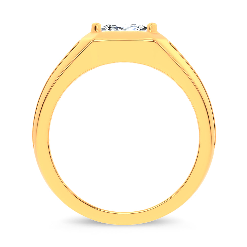 14K 2.00CT Certified Lab Grown Mens Ring