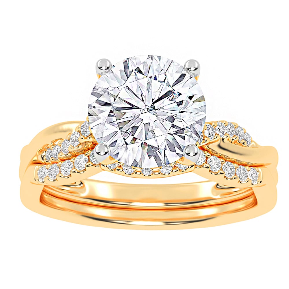 10K 1.25CT Certified Lab Grown Diamond Bridal Ring