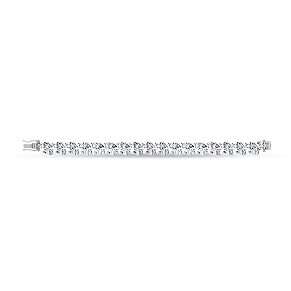 14K 26.50CT Lab Grown Fancy Bracelet